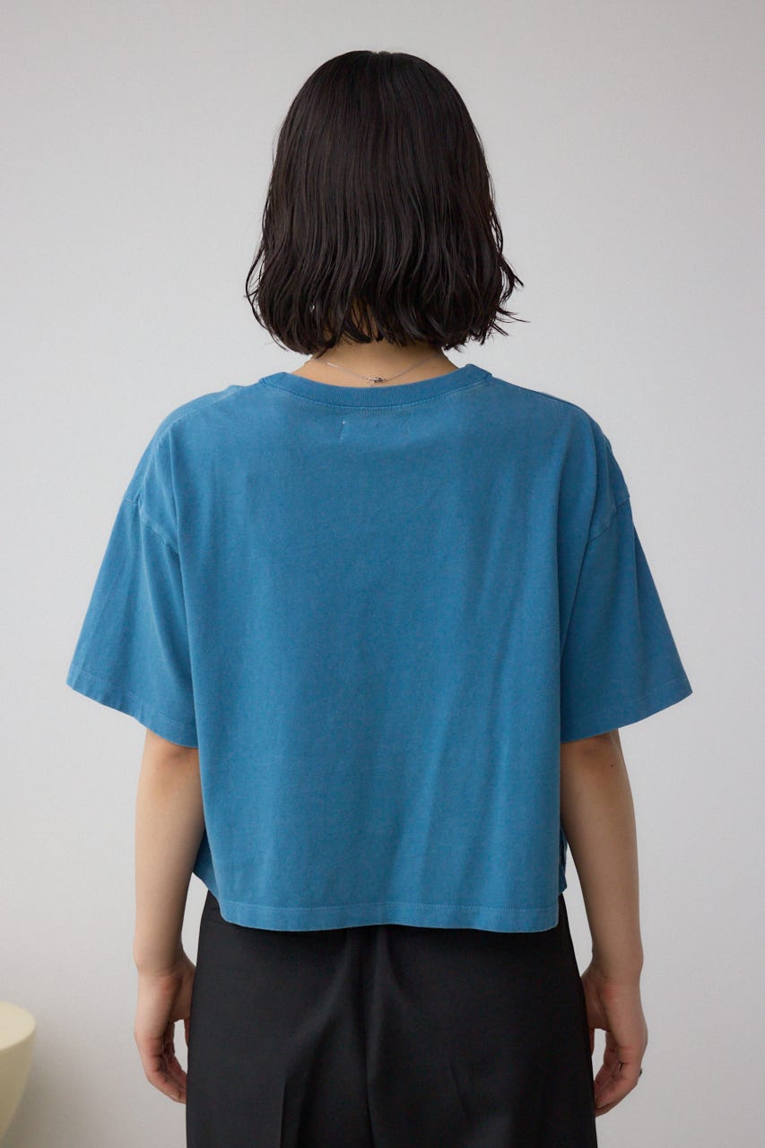 カコウプリントTシャツ D/BLU M
