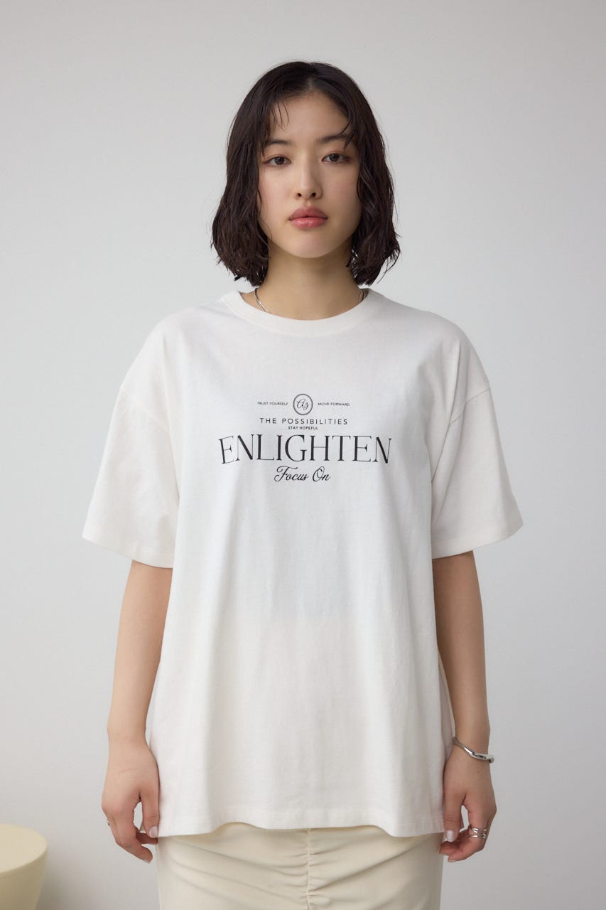 カコウプリントTシャツ IVOY S