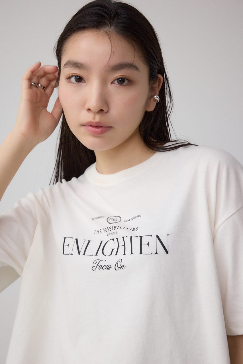 カコウプリントTシャツ IVOY S