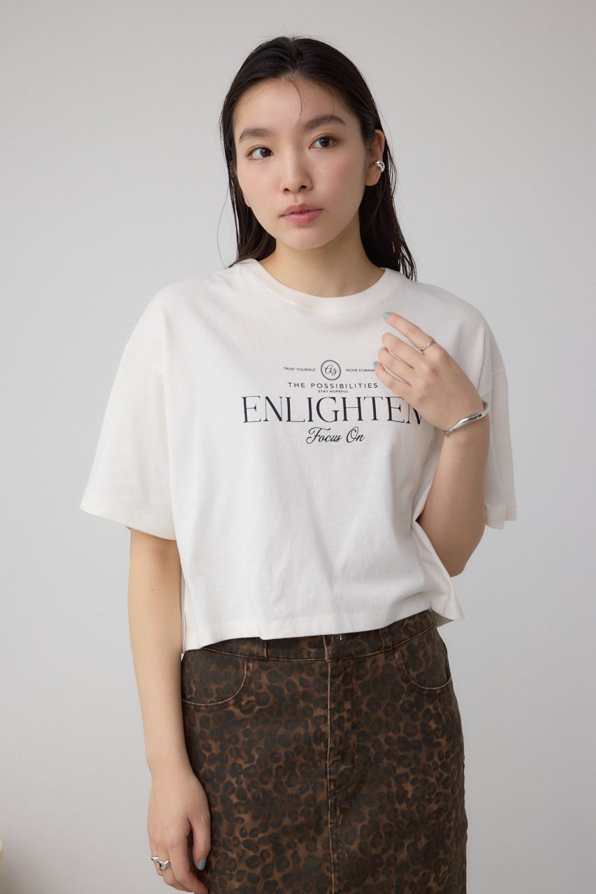 カコウプリントTシャツ IVOY S