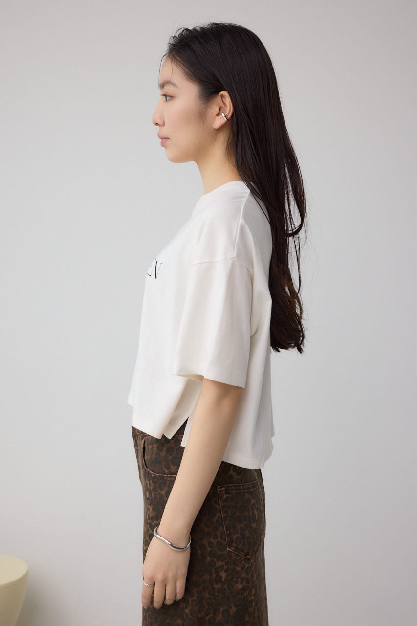 カコウプリントTシャツ IVOY S