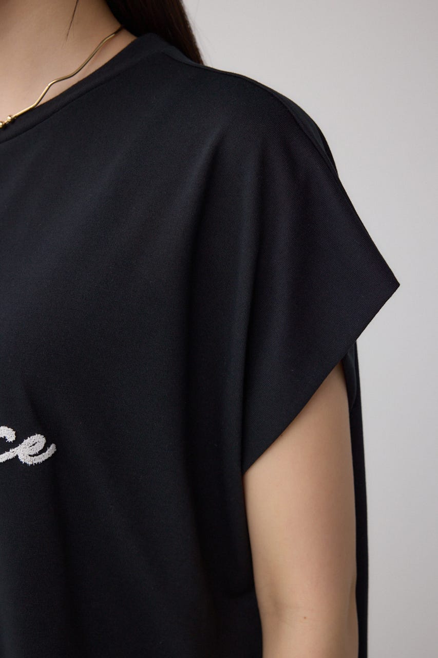 シシュウロゴTシャツ BLK FREE