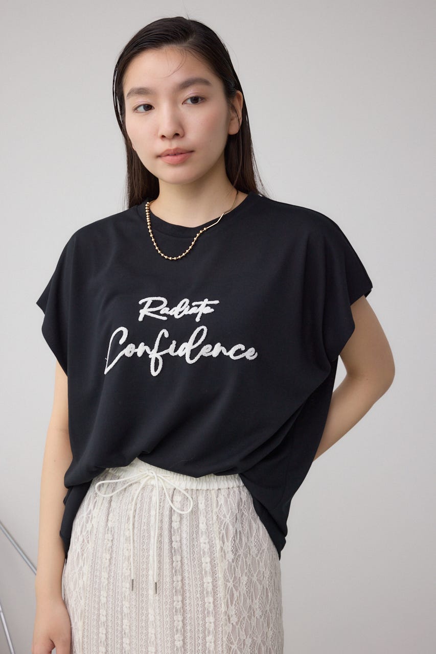 シシュウロゴTシャツ BLK FREE