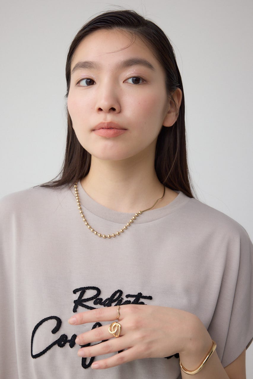 シシュウロゴTシャツ L/GRY FREE