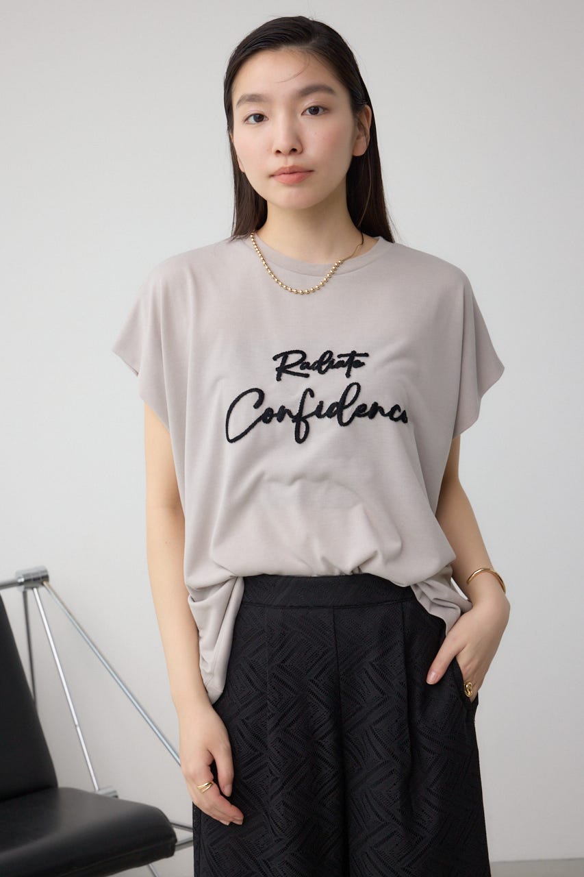 シシュウロゴTシャツ L/GRY FREE