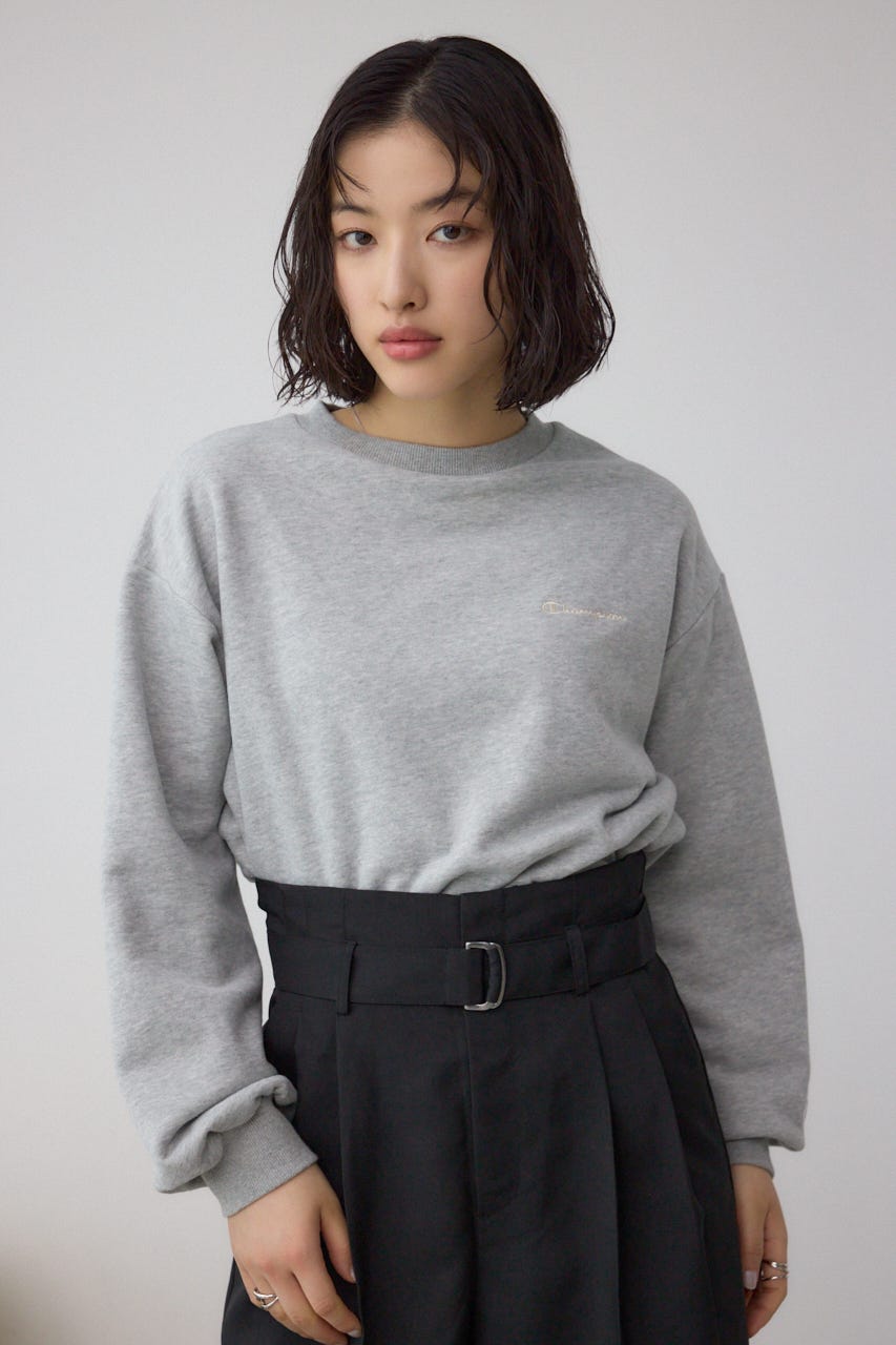 Champion CREW NECK SWEATSHIRT T.GRY M
