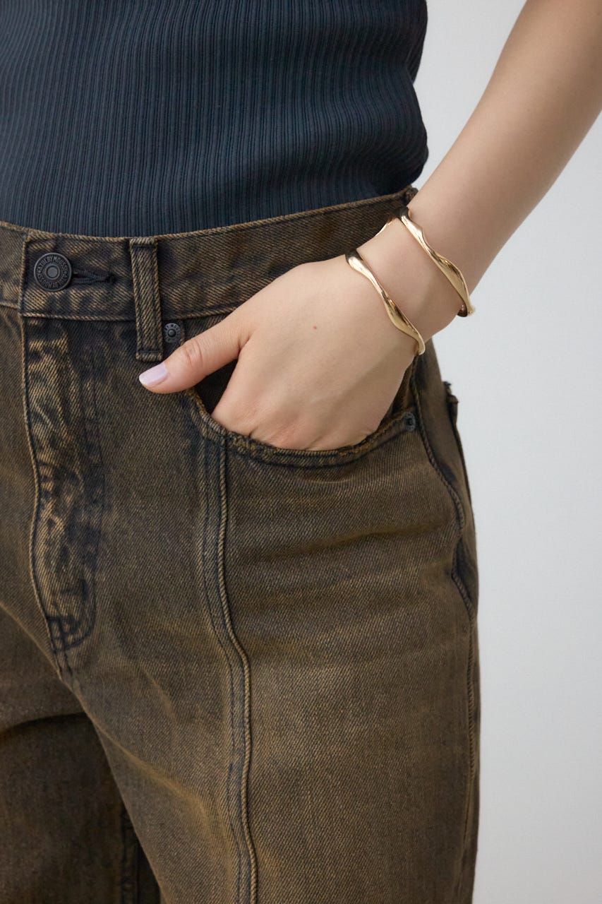 AZUL DENIM ヴィンテージワイドデニム BLK M