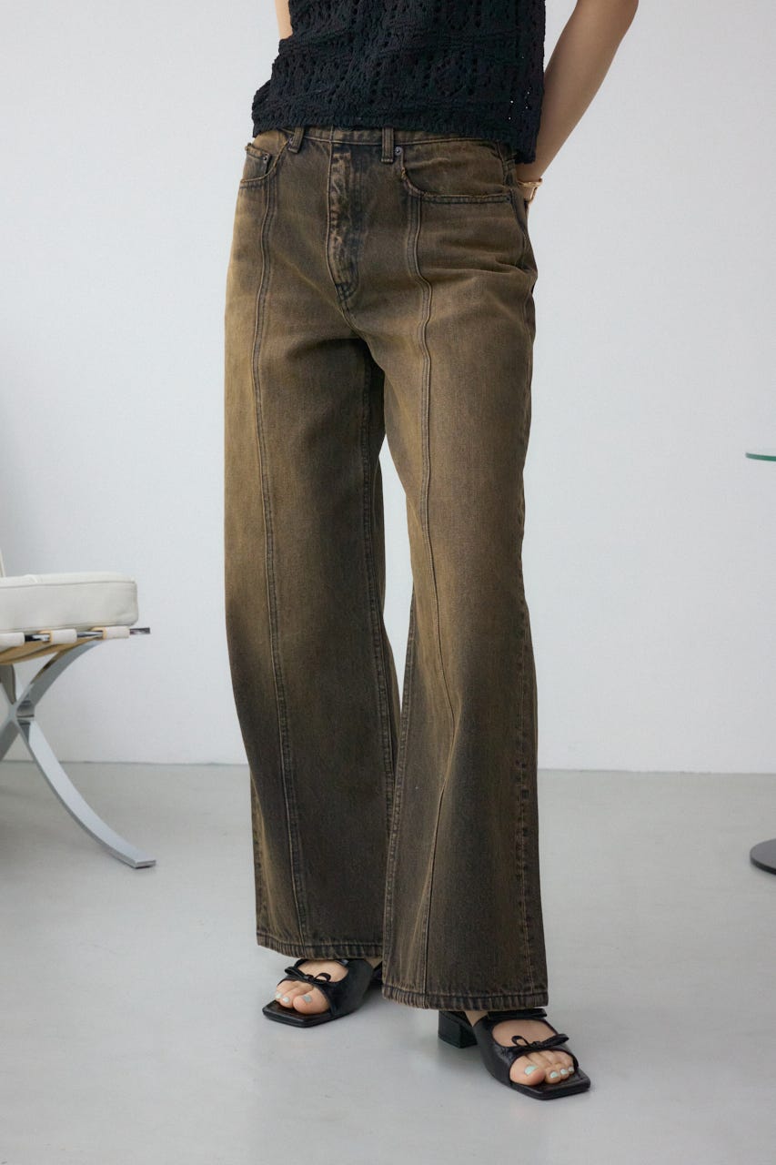 AZUL DENIM ヴィンテージワイドデニム BLK M