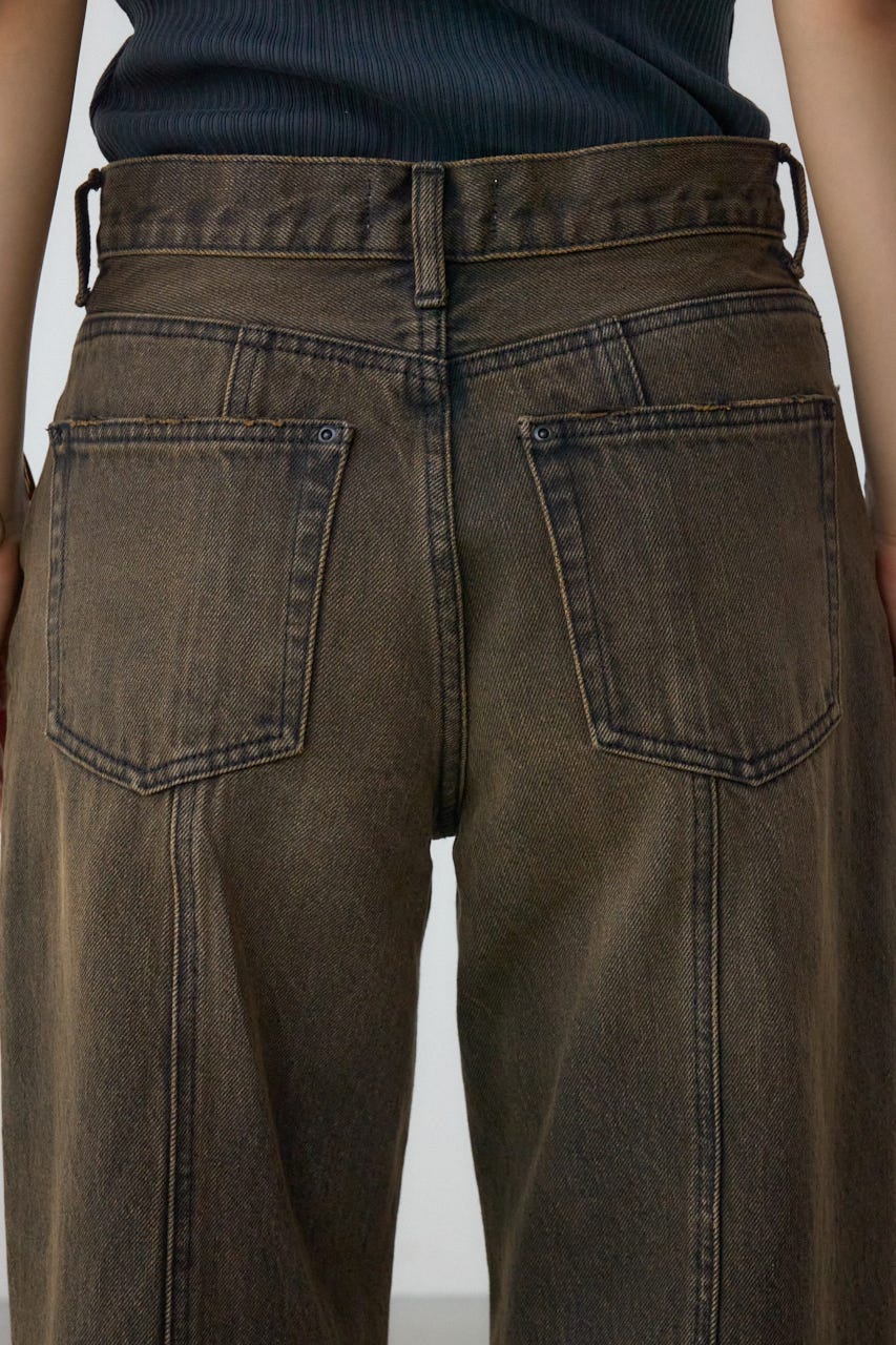 AZUL DENIM ヴィンテージワイドデニム BLK M
