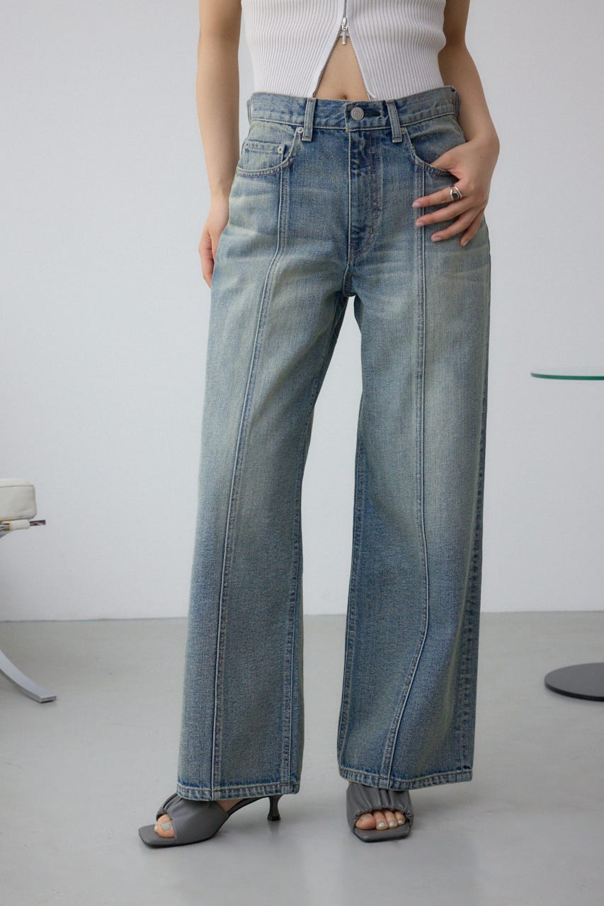 AZUL DENIM ヴィンテージワイドデニム L/BLU M
