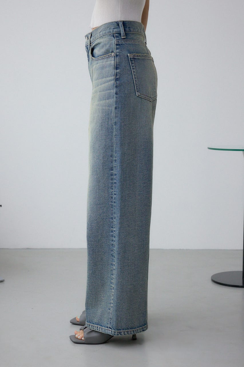 AZUL DENIM ヴィンテージワイドデニム L/BLU M
