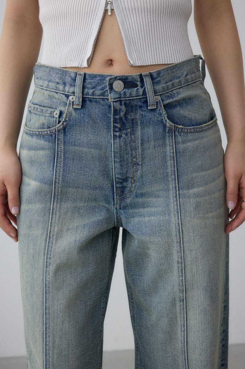 AZUL DENIM ヴィンテージワイドデニム L/BLU M