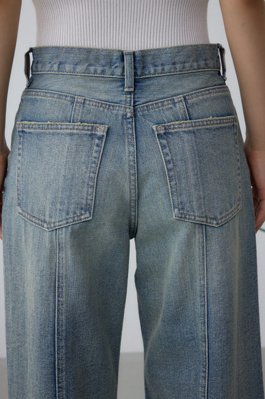 AZUL DENIM ヴィンテージワイドデニム L/BLU M