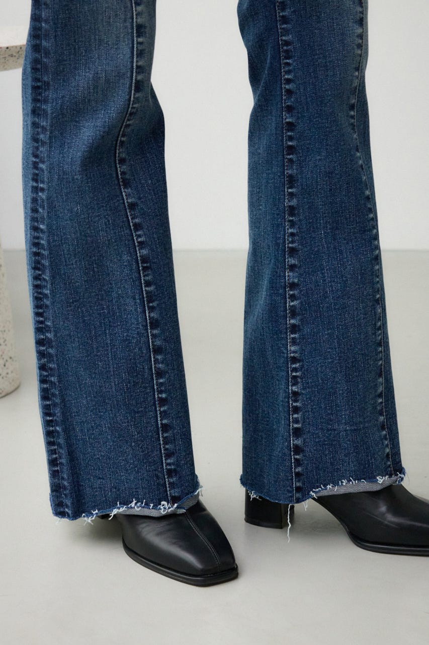 MOUSSY ハイウエスト フレアデニム AZUL BY MOUSSY ジーンズ デニム デニムパンツ HIGH WAIST