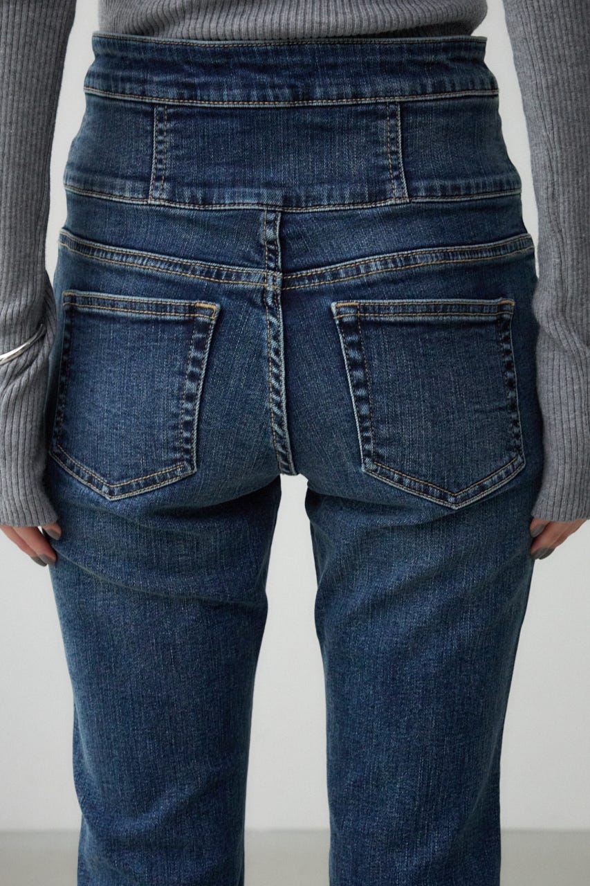AZUL BY MOUSSY | AZUL DENIM ハイウエストボタンフレアデニム