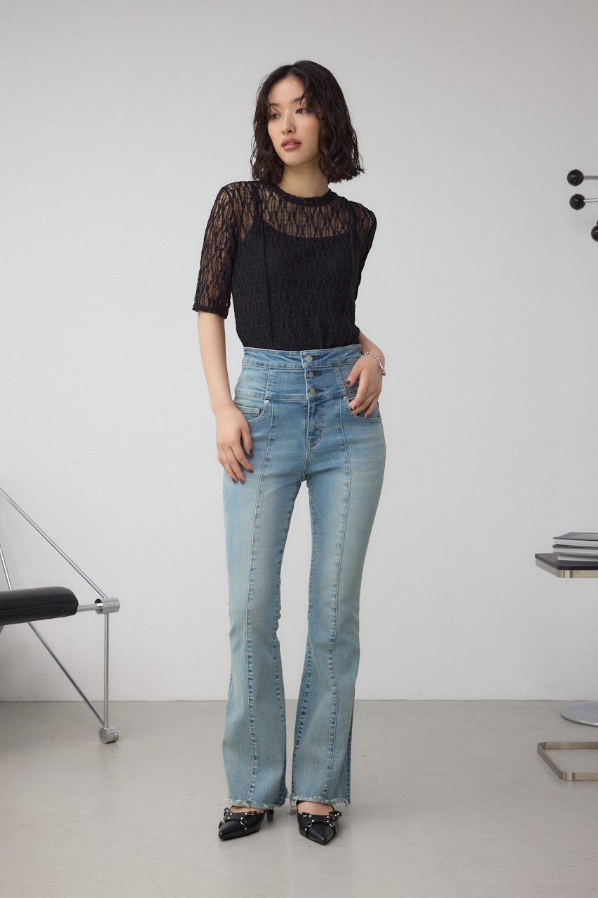 moussy フレア　デニム MOUSSY | JW CUT OFF フレアデニム (フレア ) |SHEL'TTER WEBSTORE