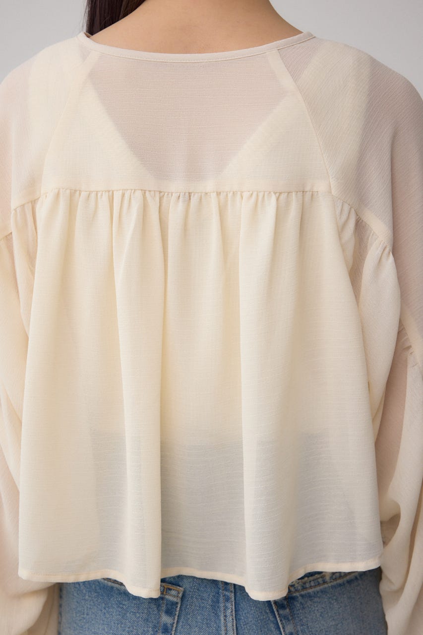 ボリュームギャザーフェイクレザーボレロ J1U ボリュームギャザーフェイクレザーボレロ - Jacket Outer特別