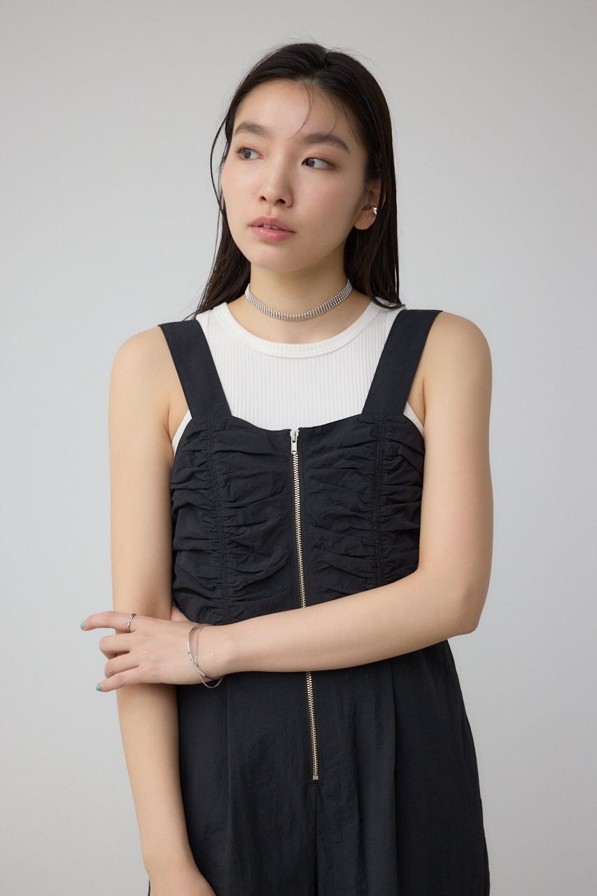 ギャザービスチェオールインワン BLK S