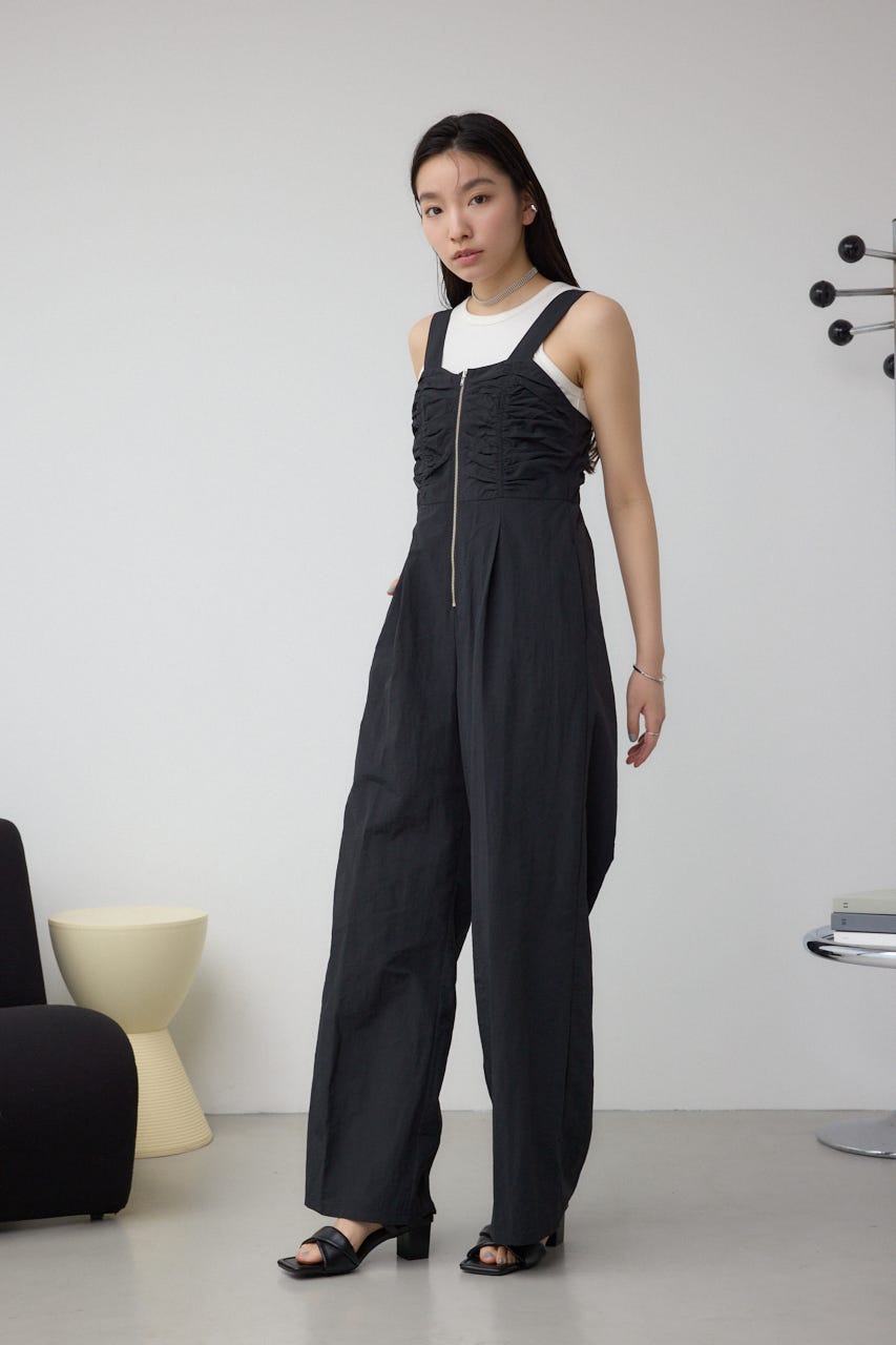 ギャザービスチェオールインワン BLK S
