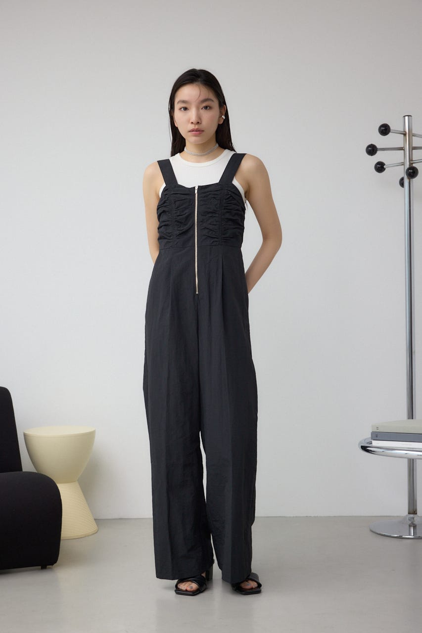ギャザービスチェオールインワン BLK S