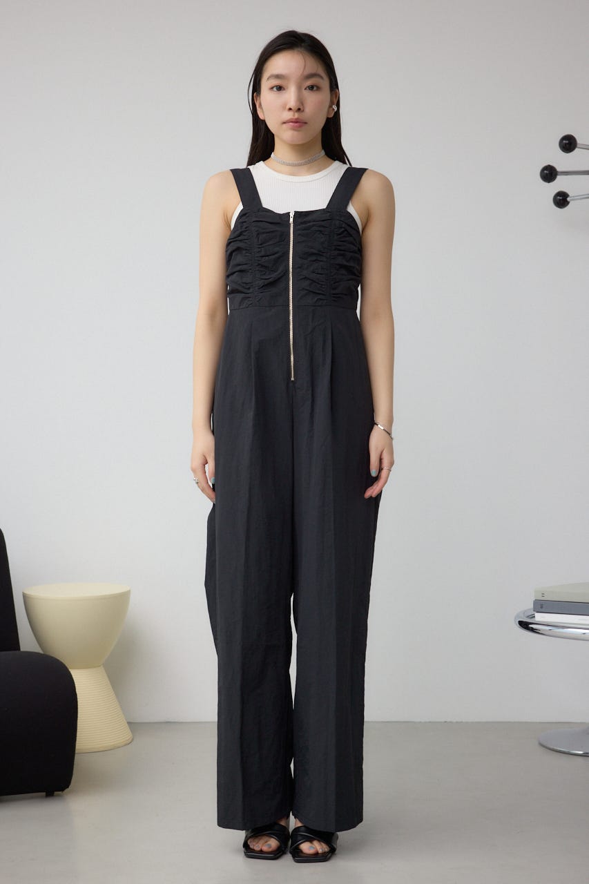 ギャザービスチェオールインワン BLK S