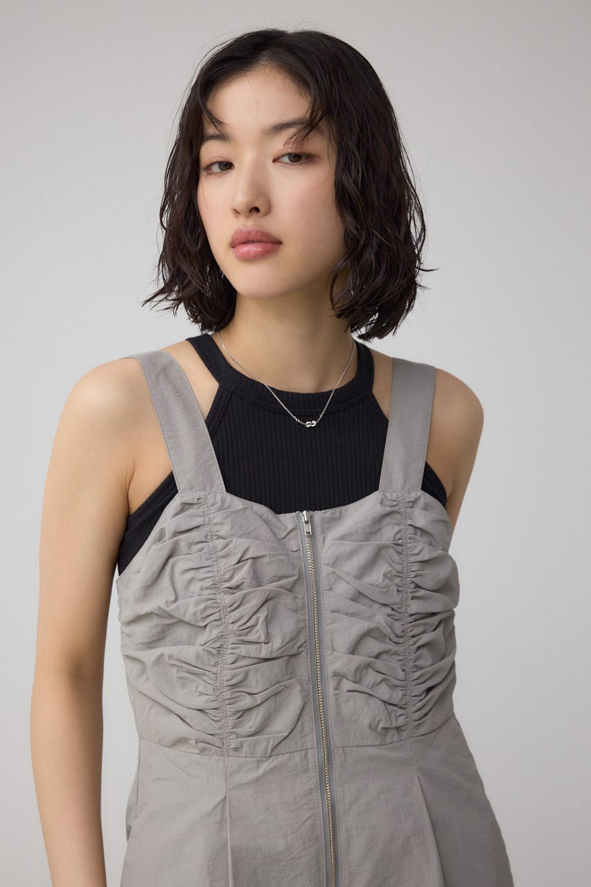 ギャザービスチェオールインワン GRY M