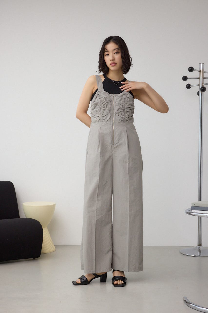 ギャザービスチェオールインワン GRY M