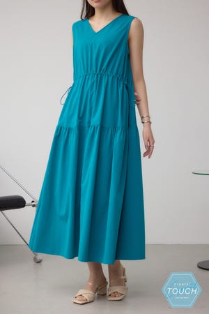 C/T撥水ティアードドロストワンピース