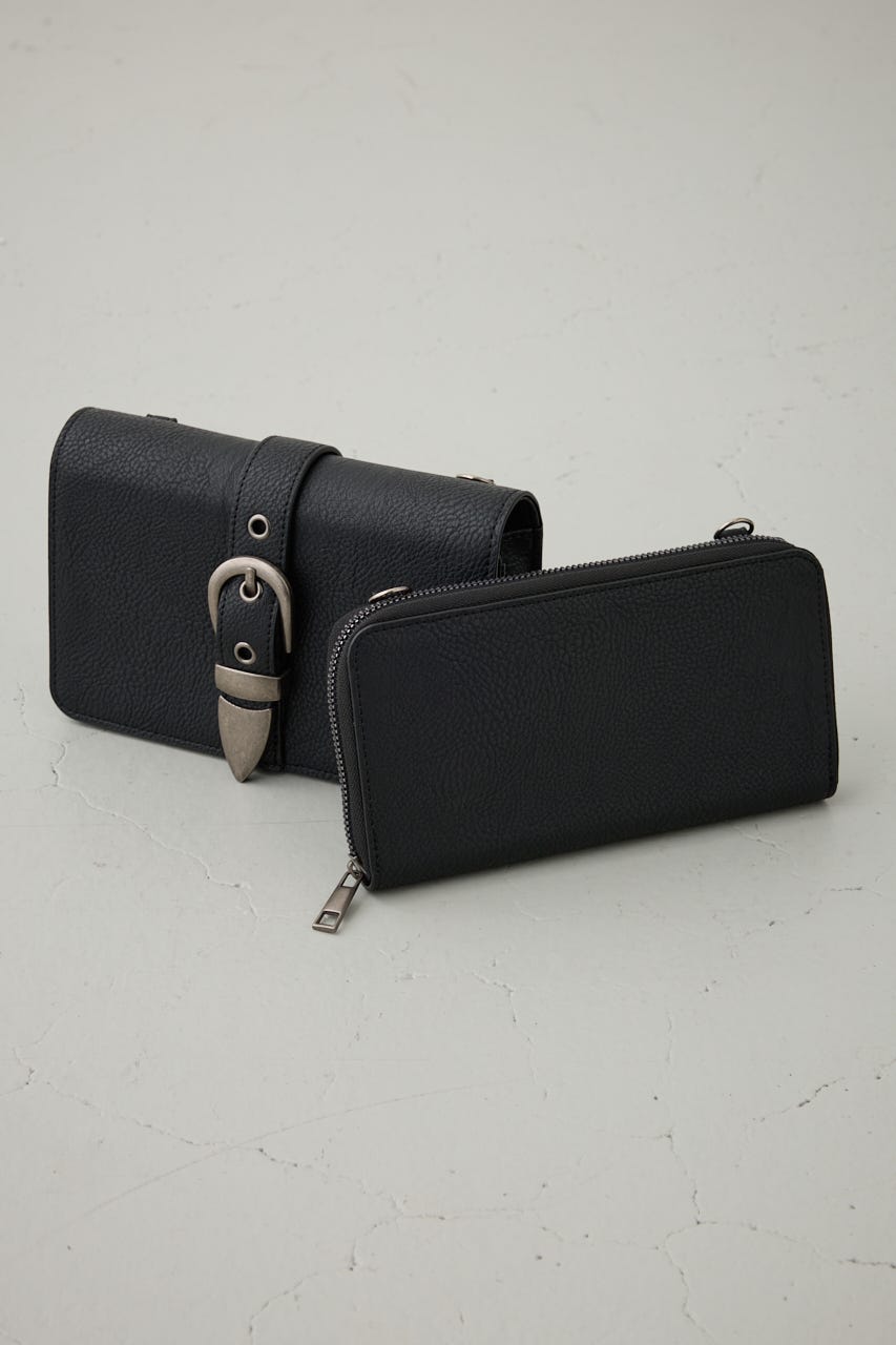 ウエスタンベルトウォレットバッグ BLK FREE