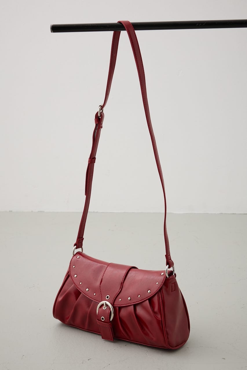 AZUL BY MOUSSY | スタッズフラップギャザーバッグ (すべて