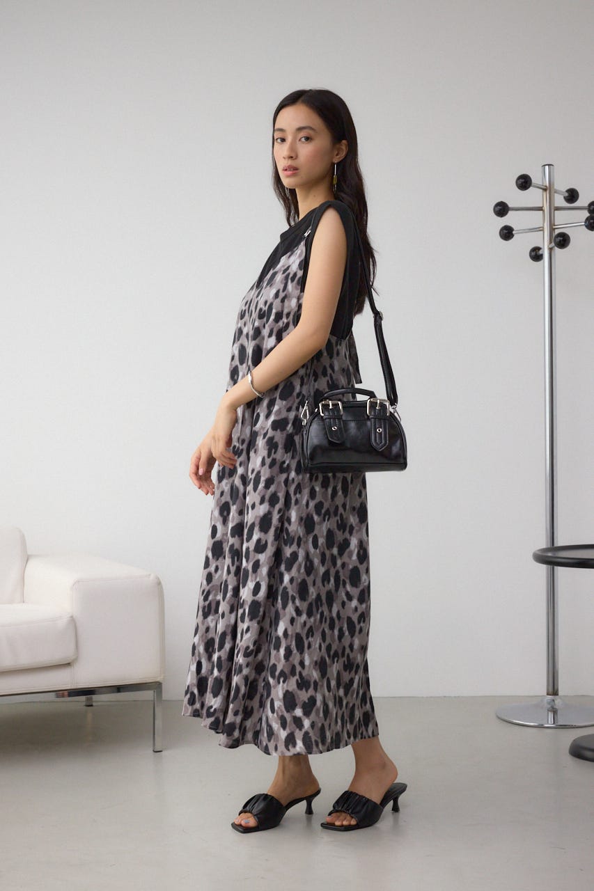 バックルベルトハンドルバッグ BLK FREE