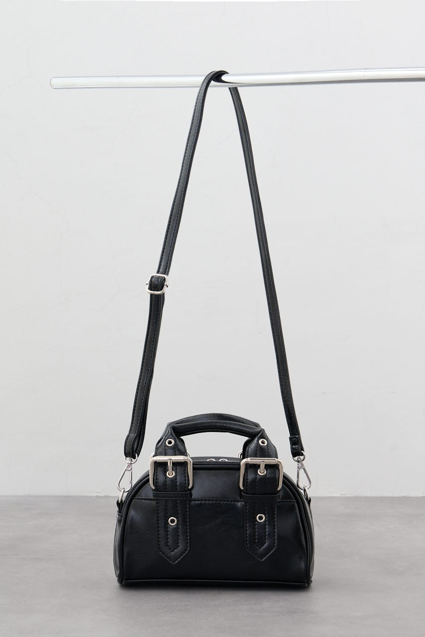 moussy 黒のレザーベルト シルバーバックル付き MOUSSY | SPLIT LEATHER ワイドベルト (ベルト ) |SHEL'TTER