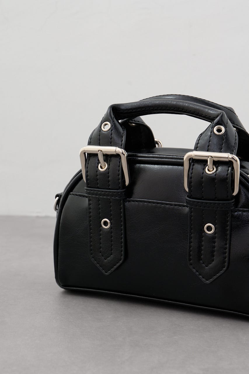 moussy 黒のレザーベルト シルバーバックル付き MOUSSY | SPLIT LEATHER ワイドベルト (ベルト ) |SHEL'TTER