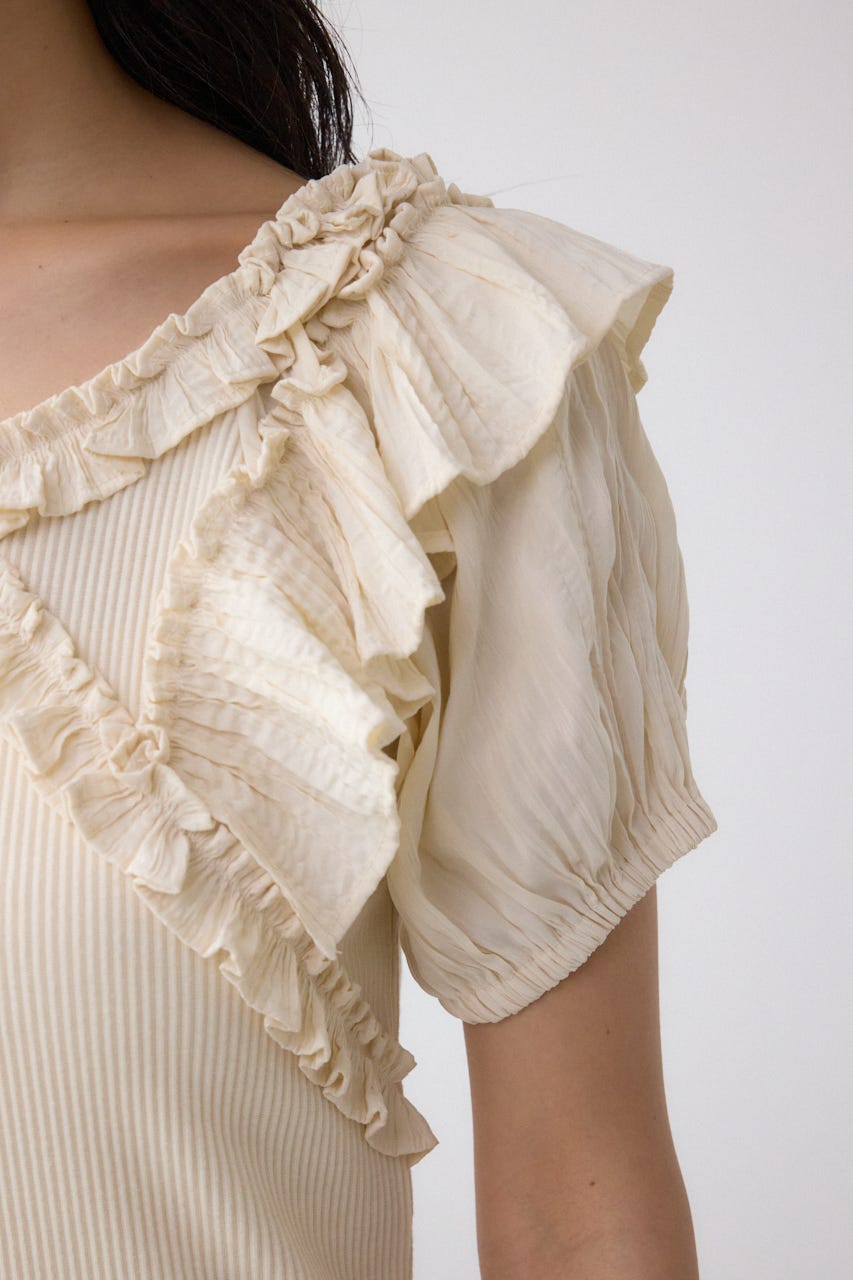 コンビネーション2WAYフリルトップス IVOY FREE