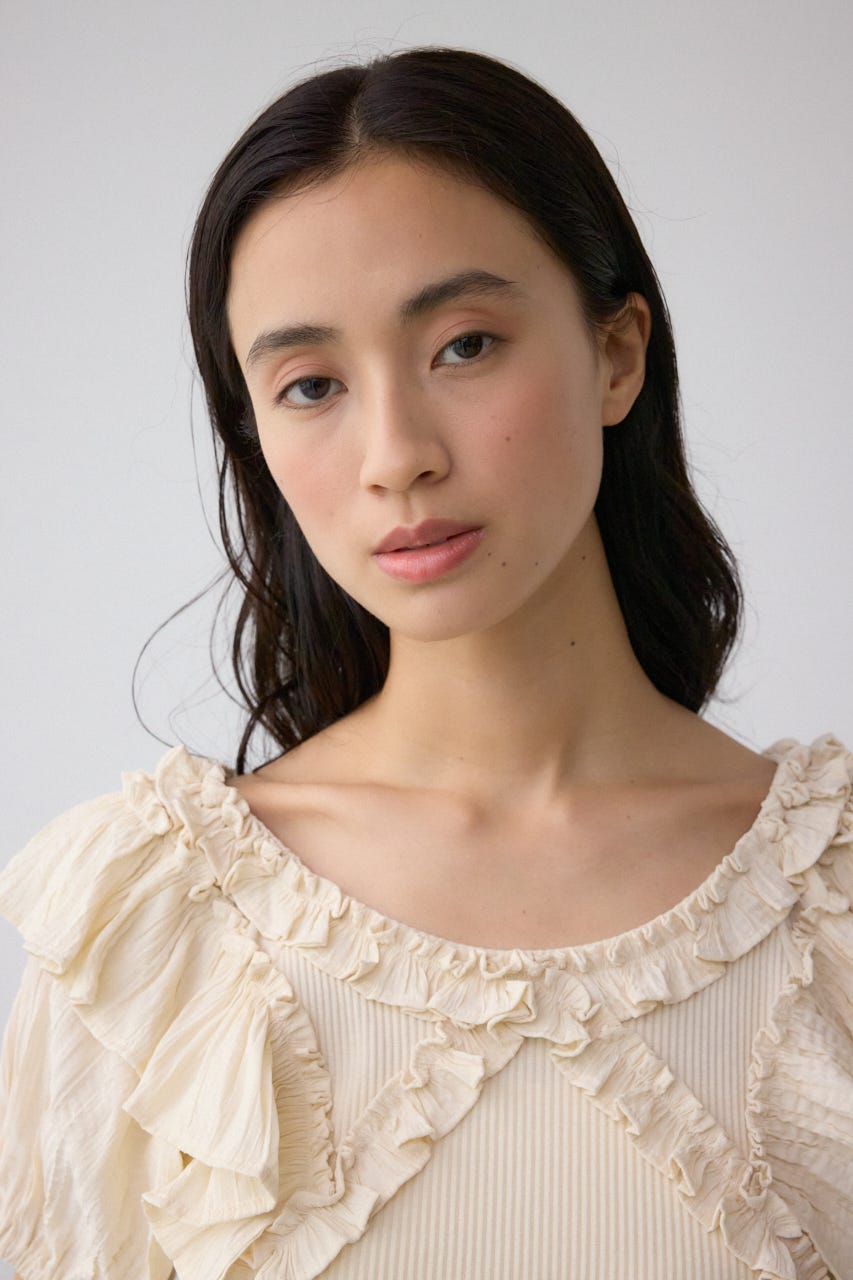 コンビネーション2WAYフリルトップス IVOY FREE