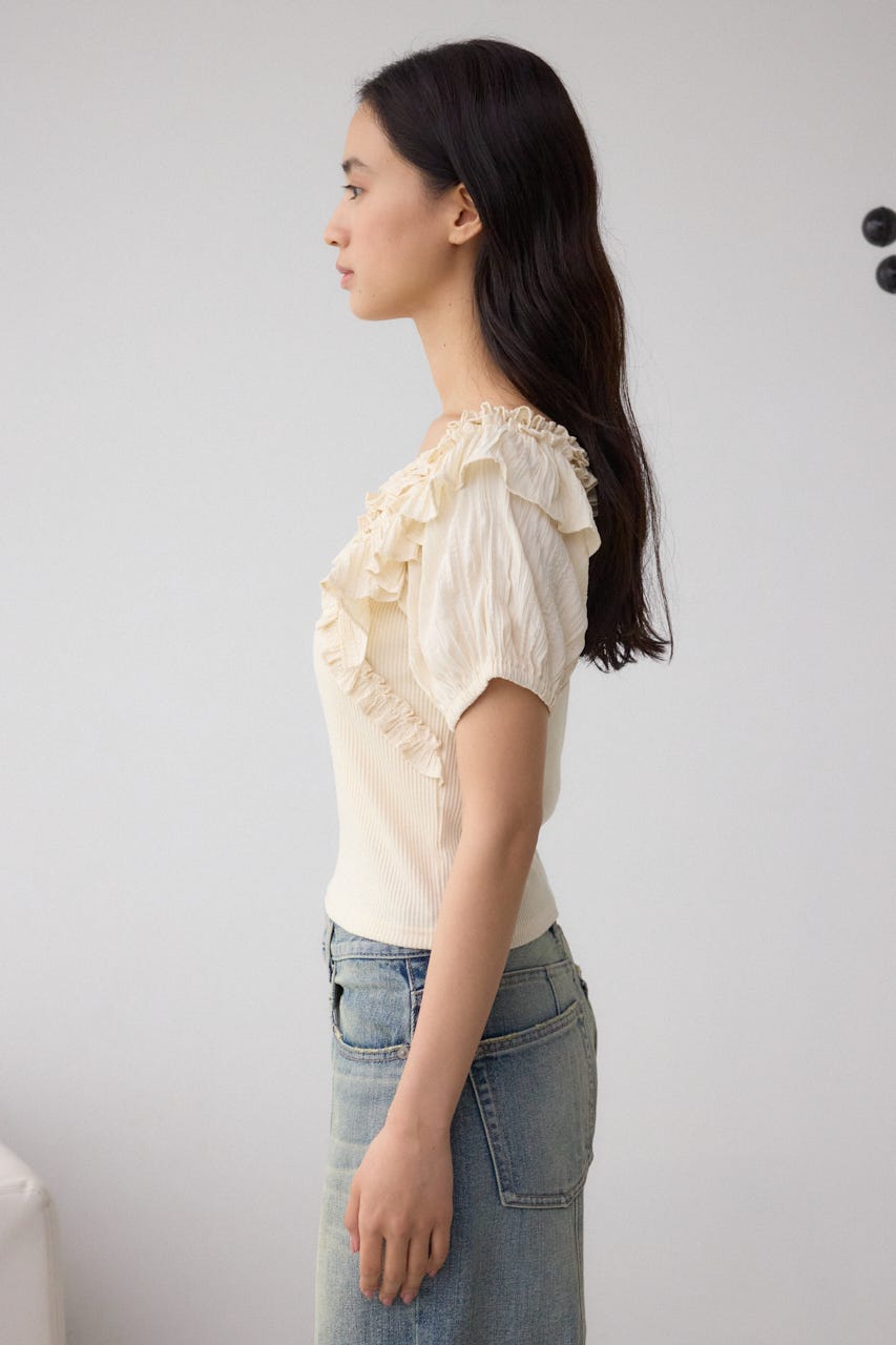 コンビネーション2WAYフリルトップス IVOY FREE