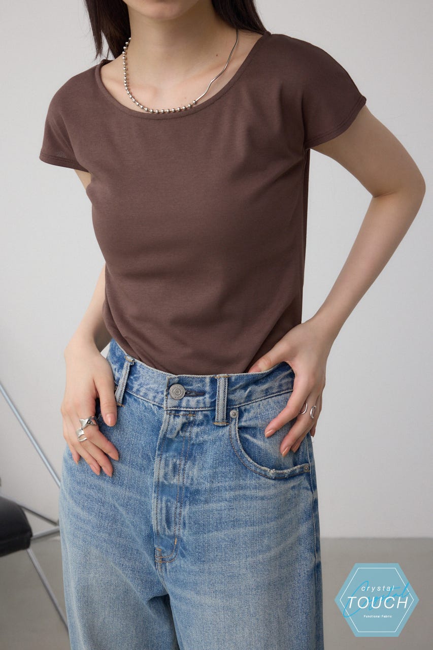 tシャツ フレンチスリーブカットトップス レディース AZUL BY MOUSSY | C/Tフレンチスリーブカットトップス (Tシャツ