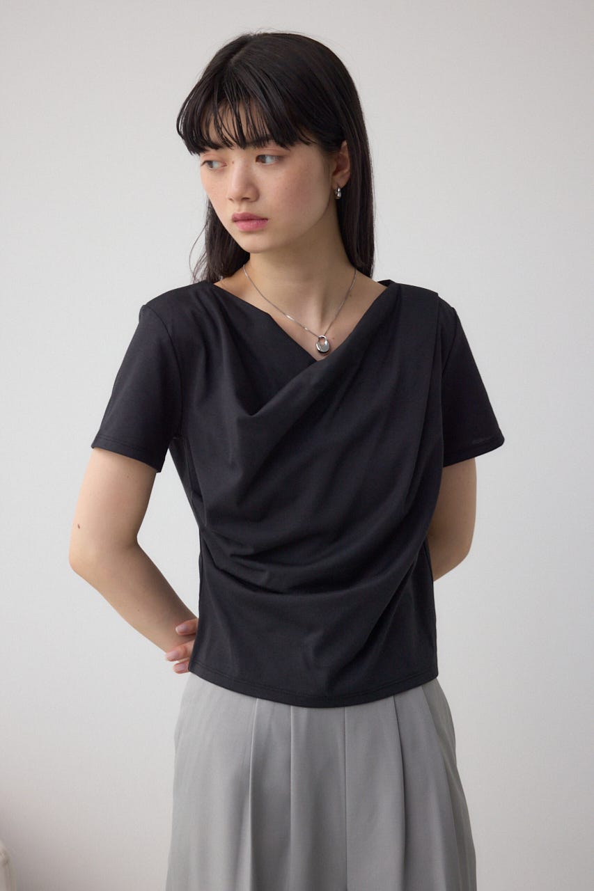 2WAYドレープスムーストップス BLK FREE