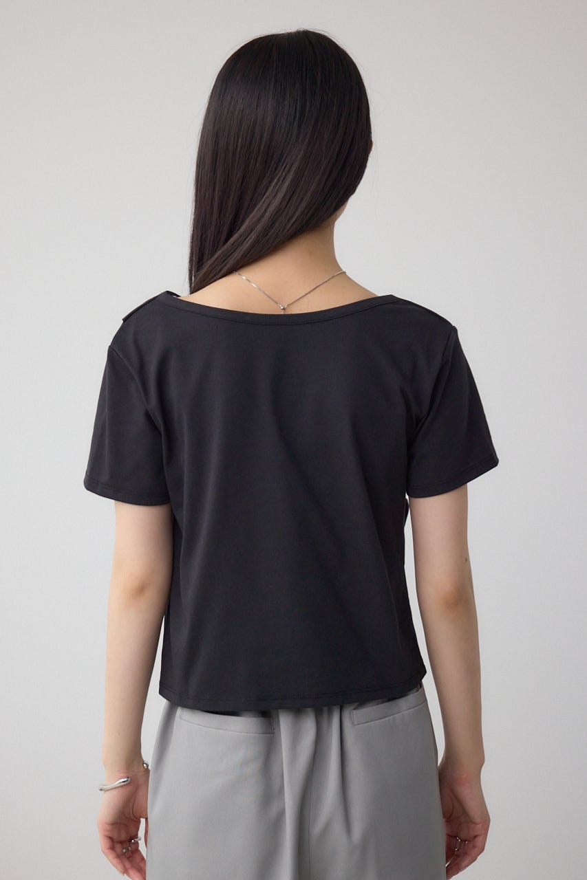 2WAYドレープスムーストップス BLK FREE