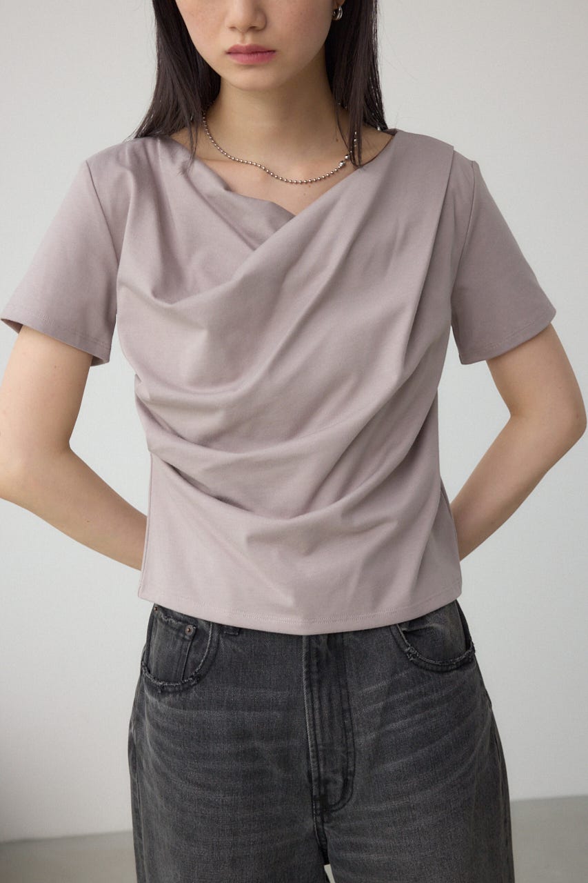 2WAYドレープスムーストップス GREIGE FREE