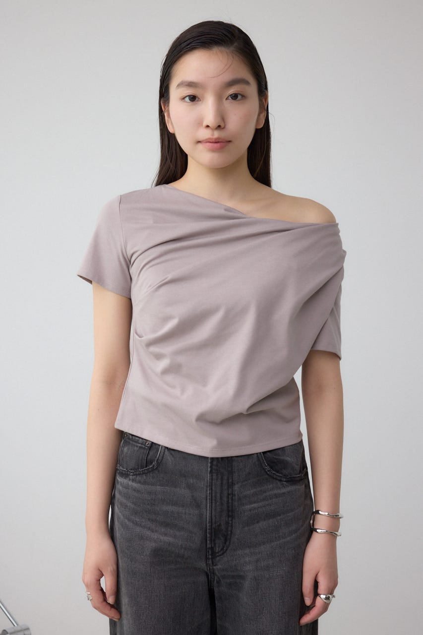 AZUL BY MOUSSY | 2WAYドレープスムーストップス (Tシャツ・カットソー