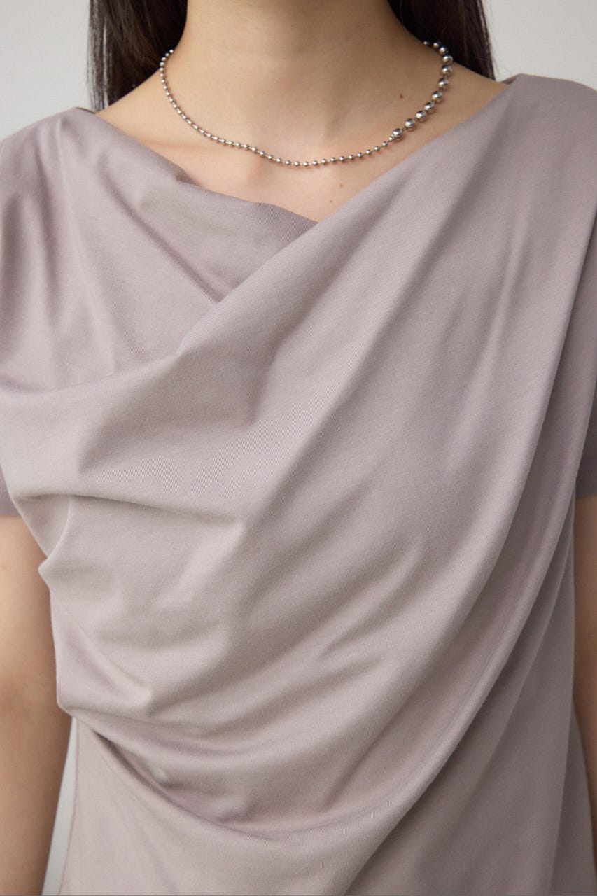 2WAYドレープスムーストップス GREIGE FREE