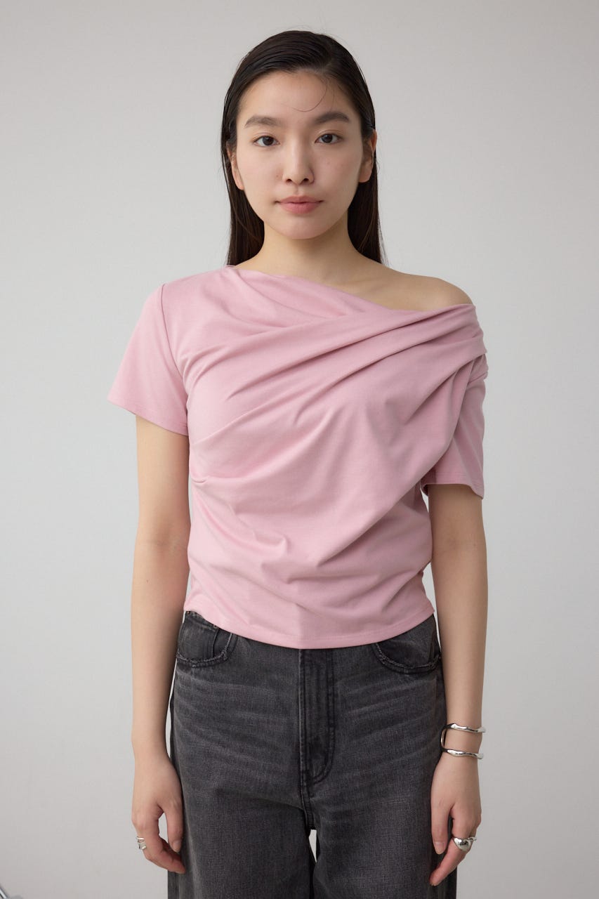 2WAYドレープスムーストップス L/PNK FREE