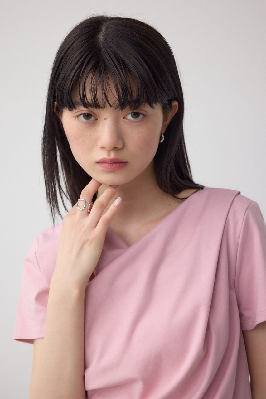 2WAYドレープスムーストップス L/PNK FREE