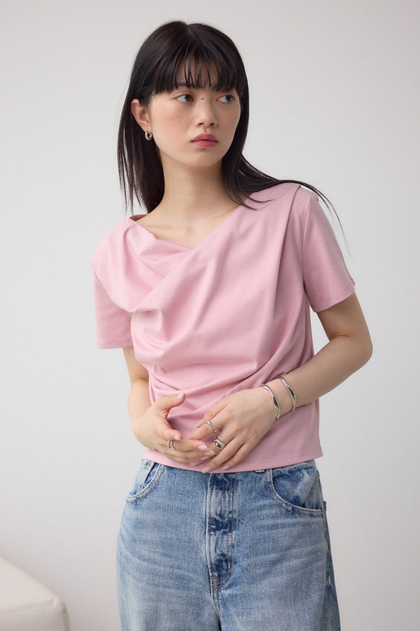 2WAYドレープスムーストップス L/PNK FREE