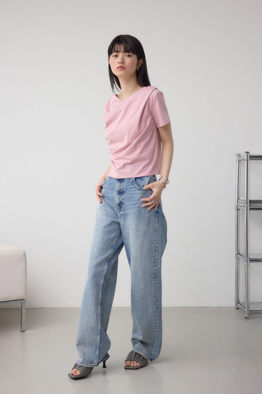 2WAYドレープスムーストップス L/PNK FREE