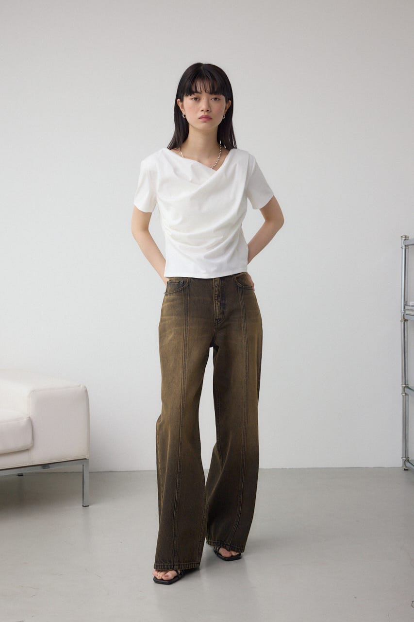 2WAYドレープスムーストップス WHT FREE