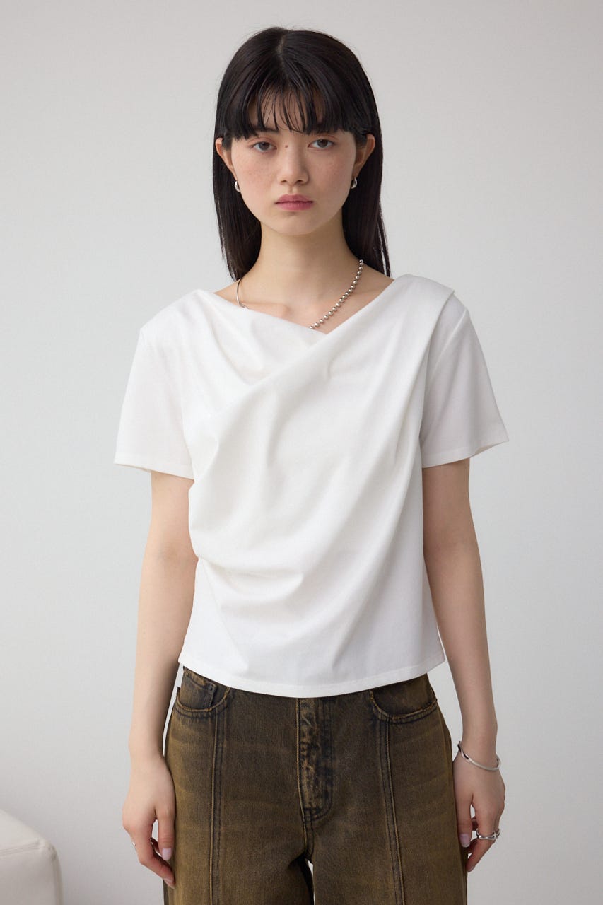 2WAYドレープスムーストップス WHT FREE