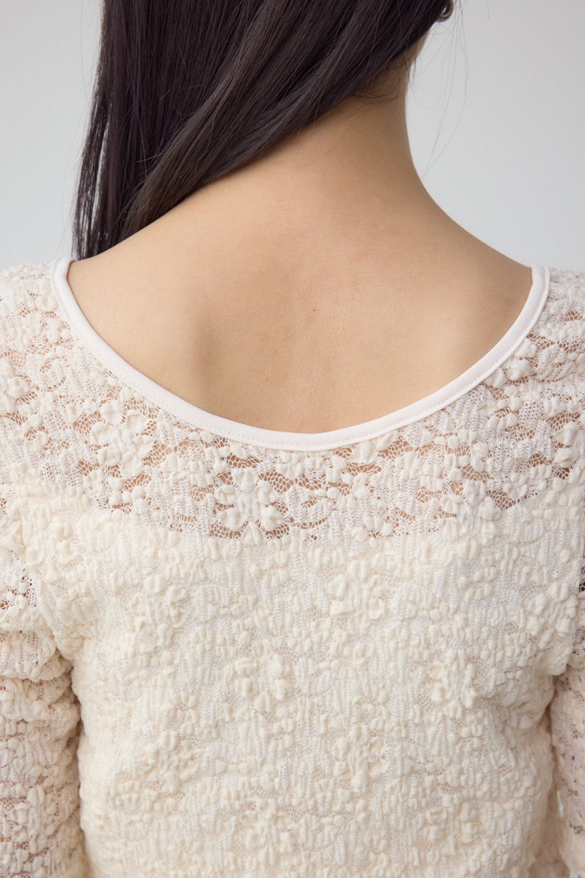2WAYギャザーレーストップス WHT FREE