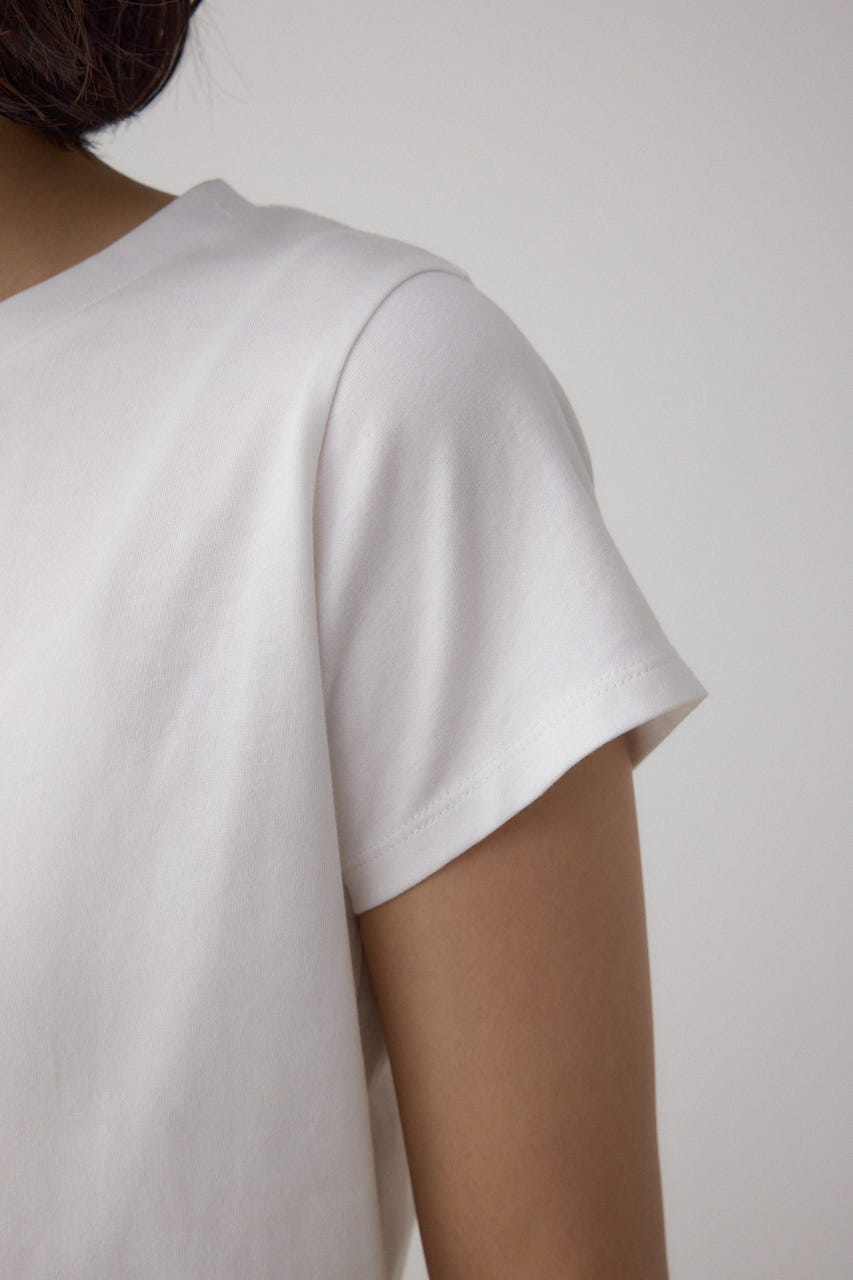 グリッタープリントTシャツ WHT FREE